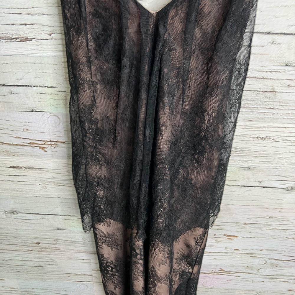 Stylestalker black lace midi dress size large - Picture 3 of 9